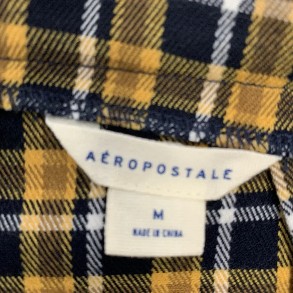 Aeropostale Plaid Y2K Mini‎ Skort Skirt Medium Retro Preppy School Travel Beach